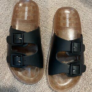 Mini Melissa Slip On Sandles, size 1